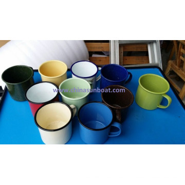 Sunboat Enamel Cup Enamel Water Cup Tableware Kitchenware/ Kitchen Appliance